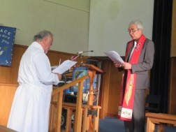 Rev. Taylor inducts Rev. Lasi
