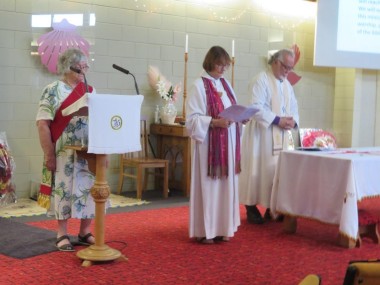 Deacon Margaret Birtles, Rev. Ruth Phelan, and Rev. Tau Lasi