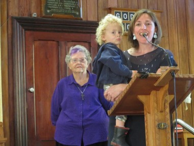 Sue, Jess and Asher