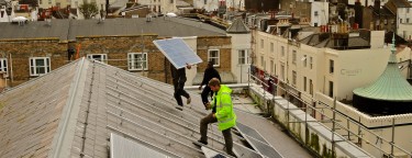 CCB Solar Panels on St George Brightons roof