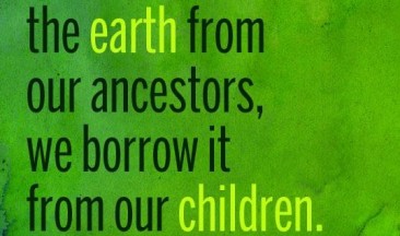 We do not Inherit the Earth